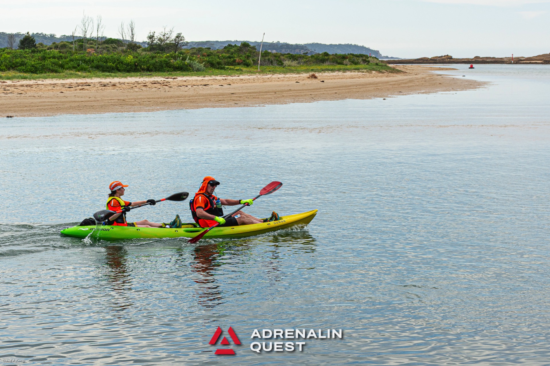 Adrenalin quest adventure race tomaga river paddlers